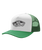 The Vans Boys Boys Classic Patch Curved Bill Trucker Cap in Vivid Verdant