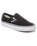The Vans Womens Womens Classic Slip-On Shoes in Black
