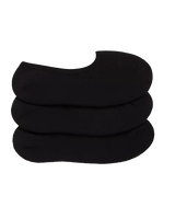 Classic No Show Socks (3 Pack) in Black