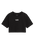 Flying V Crop T-Shirt in Black