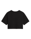 Flying V Crop T-Shirt in Black