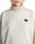 Colourblock Half Zip Mock Sweatshirt in Marshmallow & Oatmeal