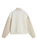 Colourblock Half Zip Mock Sweatshirt in Marshmallow & Oatmeal