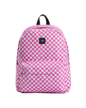 Old Skool Check Backpack in Pink Fizz