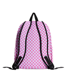 Old Skool Check Backpack in Pink Fizz