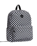 The Vans Old Skool Check Backpack in Black & White