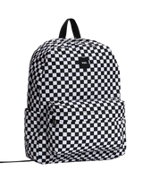The Vans Old Skool Check Backpack in Black & White