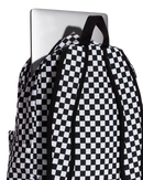 The Vans Old Skool Check Backpack in Black & White