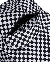 The Vans Old Skool Check Backpack in Black & White