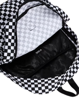 The Vans Old Skool Check Backpack in Black & White