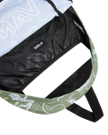 Old Skool Grom Backpack in Loden Green & White