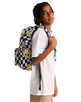 Old Skool Backpack in White & Black