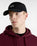 The Vans Mens Half Box Curved Bill Jockey Cap in Black