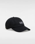 The Vans Mens Half Box Curved Bill Jockey Cap in Black