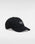 The Vans Mens Half Box Curved Bill Jockey Cap in Black