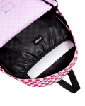 Old Skool Grom Check Backpack in Coral Blush