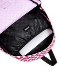 Old Skool Grom Check Backpack in Coral Blush