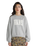 The Vans Girls Girls Stadium Loose Sweatshirt in Cement Heather