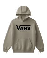 The Vans Boys Boys Classic II Hoodie in Warm Taupe