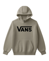 The Vans Boys Boys Classic II Hoodie in Warm Taupe