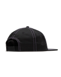 Skate Swirl Unstructured Cap in Black