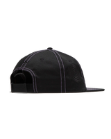 Skate Swirl Unstructured Cap in Black