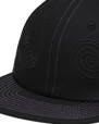 Skate Swirl Unstructured Cap in Black