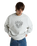 Skate Smile Spike Sweatshirt in Ash Heather