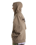 Skate V Thorn Zip Hoodie in Walnut