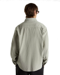 Nate Corduroy Woven Shirt in London Fog