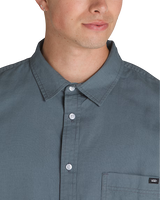 Lawson Solid Woven Shirt in Stormy Weather
