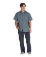 Lawson Solid Woven Shirt in Stormy Weather