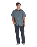 Lawson Solid Woven Shirt in Stormy Weather