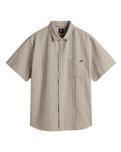 Lawson Stripe Woven Shirt in London Fog & Lemon Icing