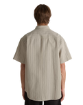 Lawson Stripe Woven Shirt in London Fog & Lemon Icing