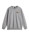 Retro Co Sweatshirt in Cement Heather