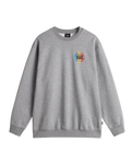 Retro Co Sweatshirt in Cement Heather