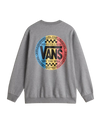 Retro Co Sweatshirt in Cement Heather
