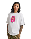 Floral Decor T-Shirt in White