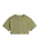 Relaxed Crop Wash T-Shirt in Loden Green