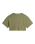 Relaxed Crop Wash T-Shirt in Loden Green