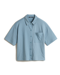 Bedford Knit Button Up Shirt in Citadel