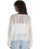 Mila Open Knit Crop Top in Marshmallow