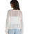 Mila Open Knit Crop Top in Marshmallow