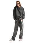 Retro Hoodie in Asphalt