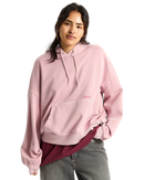 Retro Hoodie in Pink Dawn