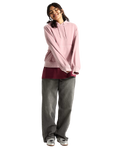 Retro Hoodie in Pink Dawn