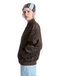 Bennett Quilted Bomber Jacket in Turkish Coffee