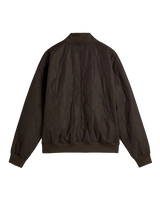 Bennett Quilted Bomber Jacket in Turkish Coffee