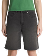 Sirelle Cut-Off Shorts in Washed Black
